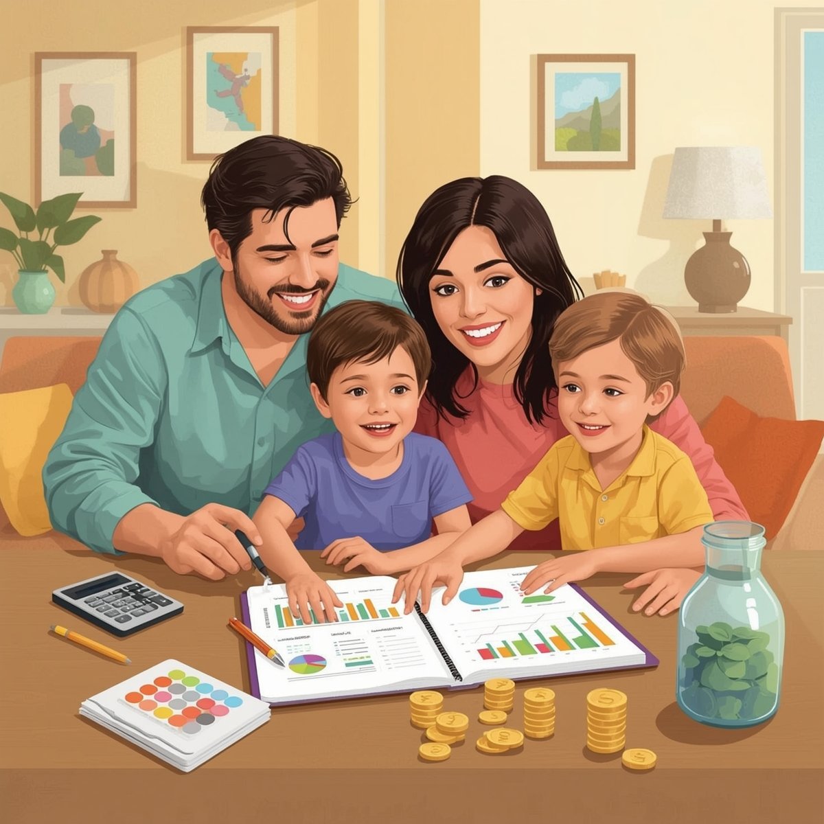 Leia mais sobre o artigo Planejamento Financeiro Familiar: Como Organizar as Contas de Casa